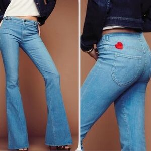 MOTHER Denim Lovin’ Limited Edition Bottoms Up 70s Flare Jeans Good Times 26